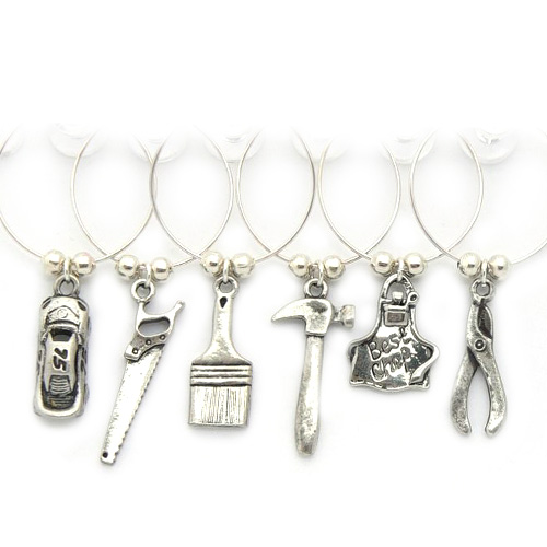 Boys Toys DIY Wine Glass Charms Charm Supplies