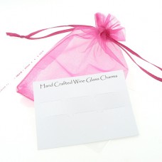 Wine Charms Packaging - Mounting Card and Bag - Colour Choice Wine Charms Packaging - Mounting Card and Bag - Colour Choice