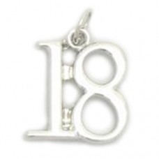 Number 18 Charm Number 18 Charm